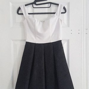 Black and White JCPenney Homecoming/Formal Dress